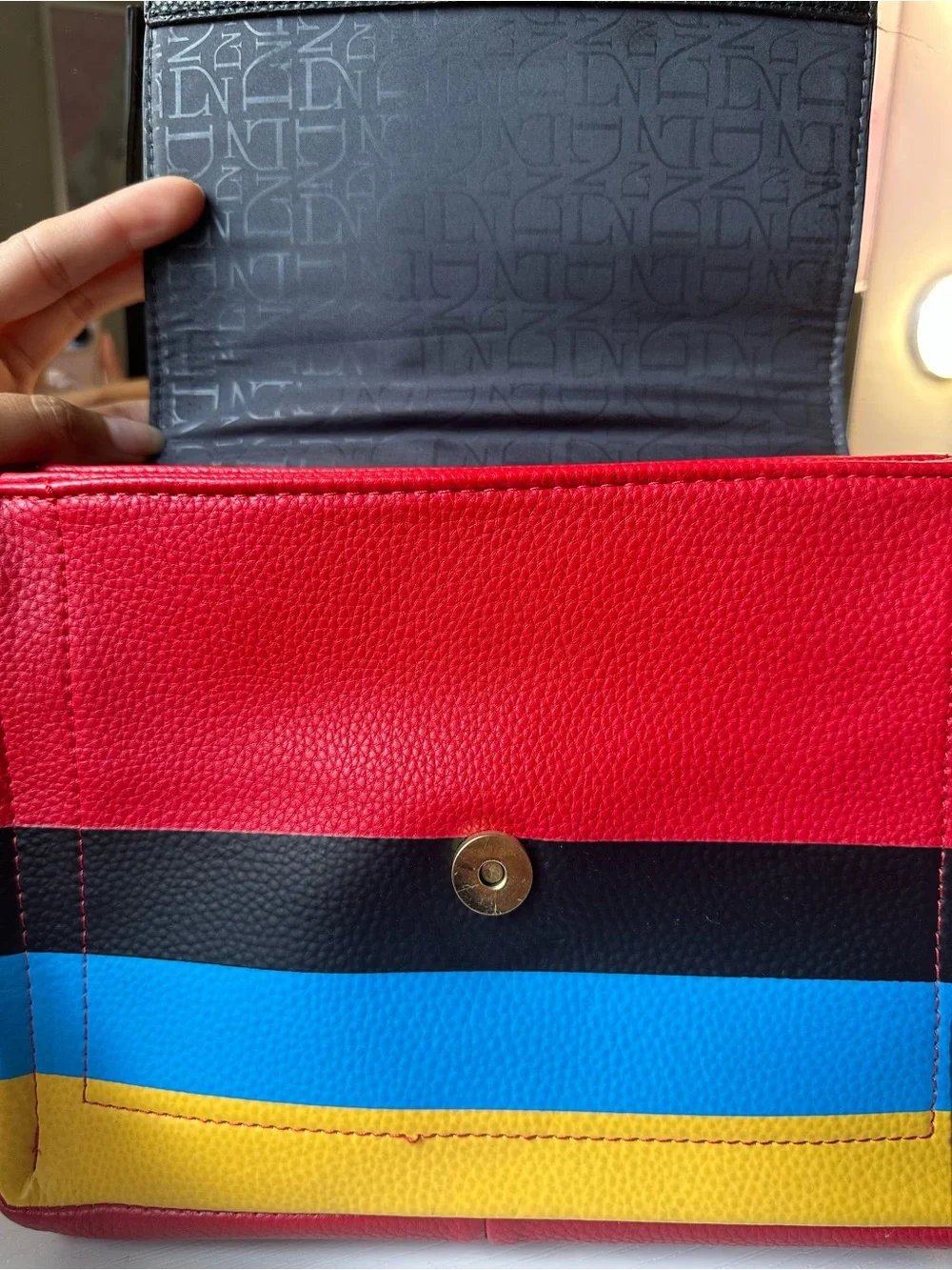 Danielle Nicole Harry Potter Colorblock Crossbody in Black, Red, Blue & Yellow - Picture 6 of 14